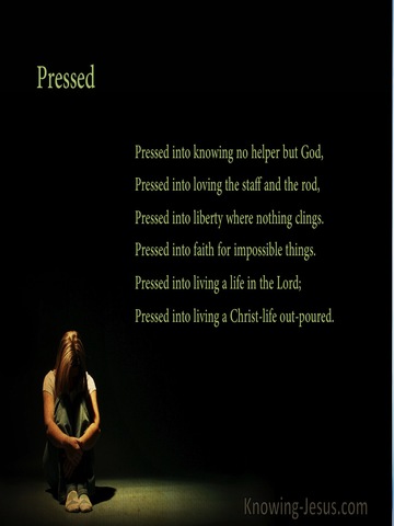 Pressed Pain (devotional)05-20 (black) - poem